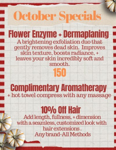 October Specials